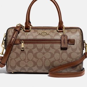Coach Women’s Rowan Satchel In Signature Canvas